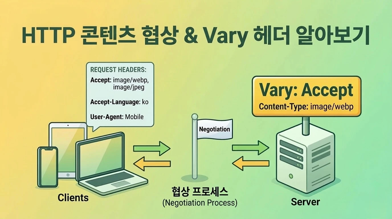 HTTP 콘텐츠 협상과 Vary 헤더