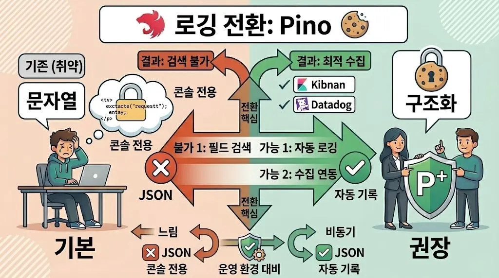 NestJS 스터디 9주차 회고 — 로그는 사람도 읽고, 시스템도 읽는다