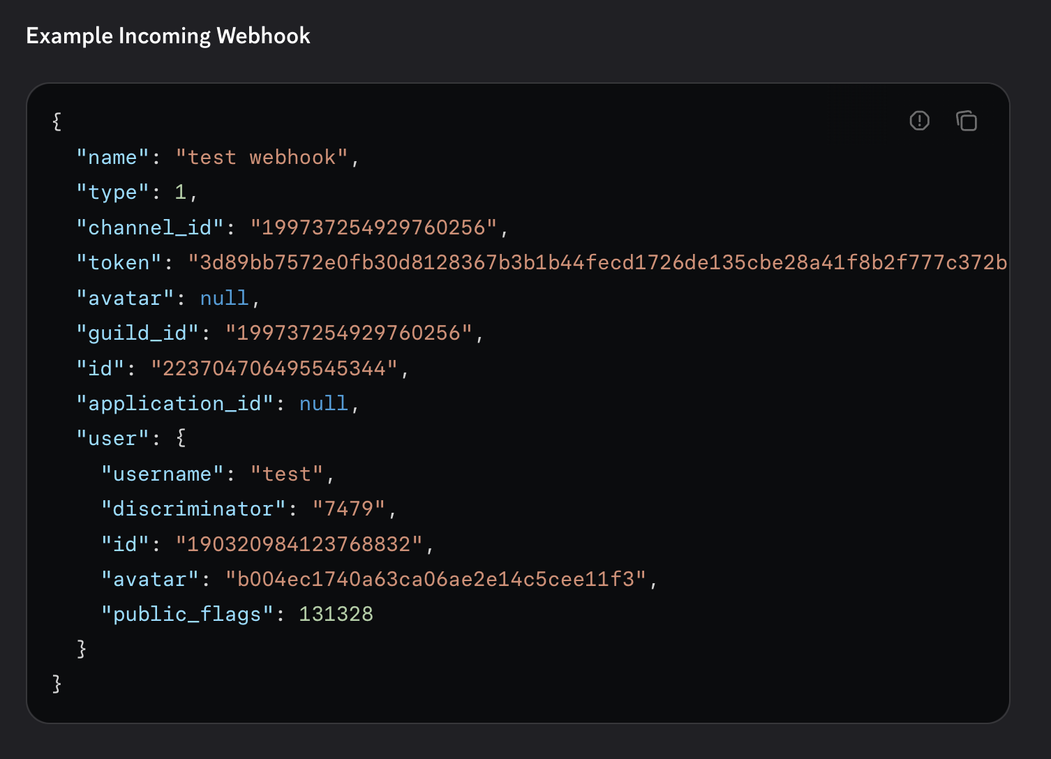 Discord Webhook Resource Document